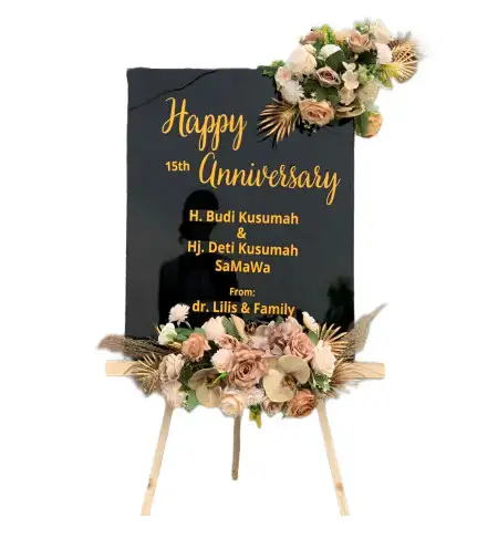 Papan Bunga Akrilik bangodua