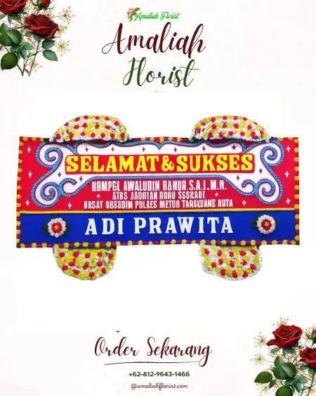 Papan Bunga Ucapan Selamat bangodua